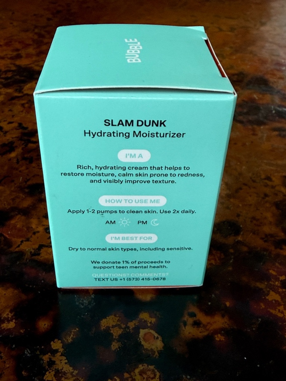 Bubble Slam Dunk Hydrating Moisturizer Step 3 Vegan Cruelty Free -1 oz - Picture 6 of 13